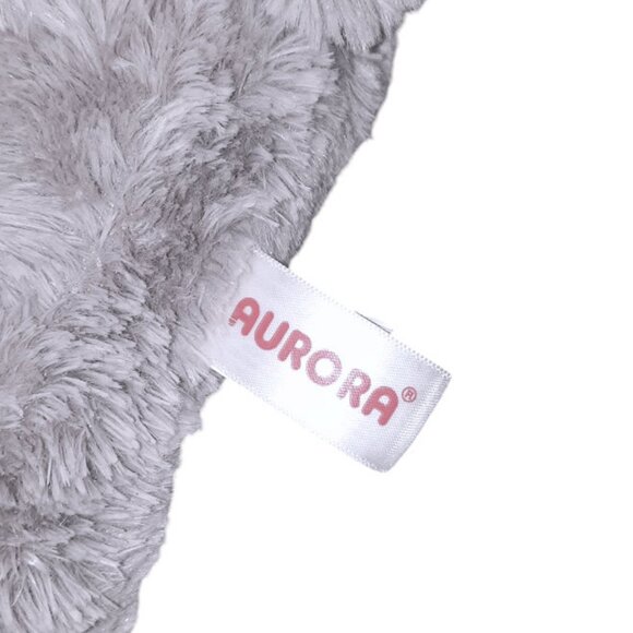 2018 Aurora World Lil Benny Gray Elephant Plush BeanBag Stuffed Toy 8" - Picture 6 of 6